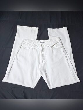 European Culture White Relaxed unisex Jeans size 32 (man’s size)